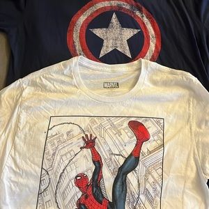 Marvel graphic tees